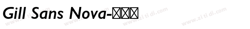 Gill Sans Nova字体转换